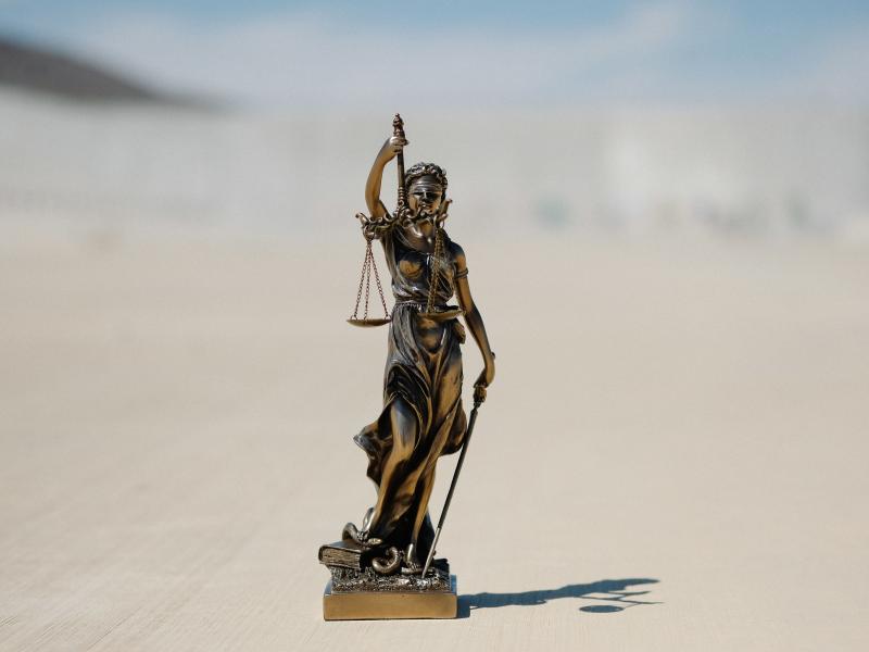 Lady Justice Sculpture of Themis statue