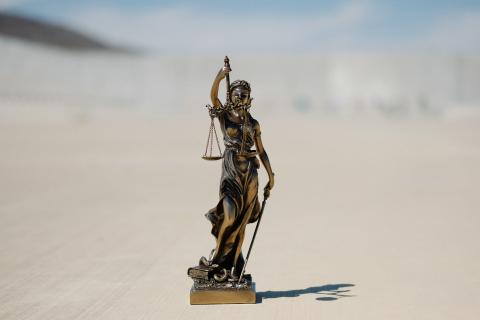 Lady Justice Sculpture of Themis statue